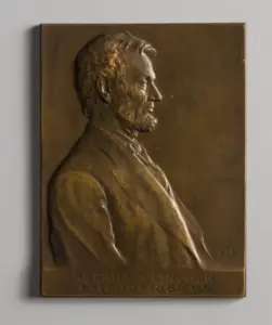 Abraham Lincoln bronze relief medal, Metropolitan Museum of Art
