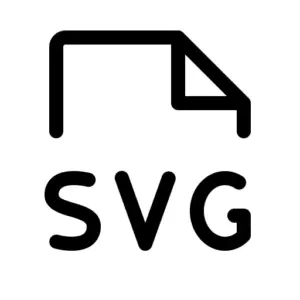 Phosphor file SVG icon, light weight